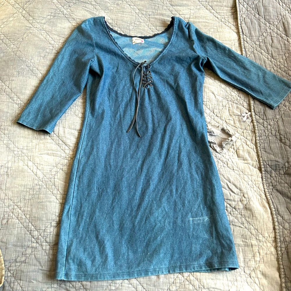 Free people lace up dress